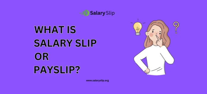 Salary Slip Salary Slip