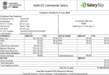 Indian Navy Marcos Commando Salary Per Month, 2025