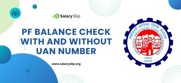 PF balance check