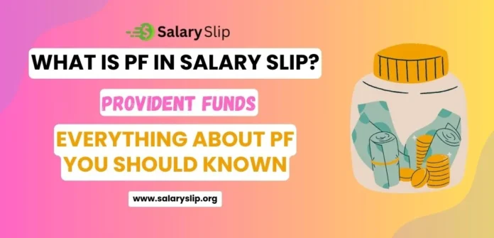 what is pf in salary slip