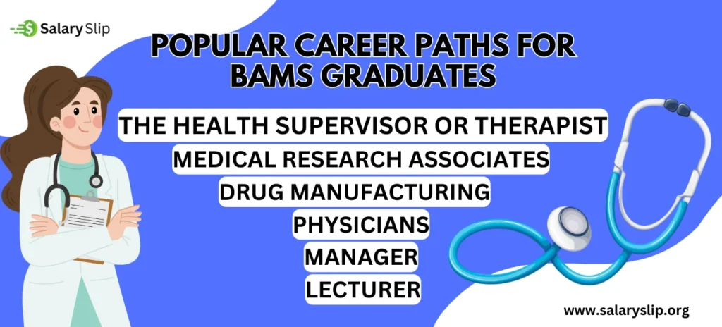 Popular Career Paths For BAMS Graduates