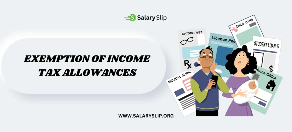 Exemption of Income tax Allowances