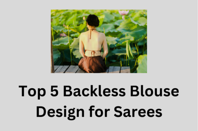 Top 5 Backless Blouse Design for Sarees