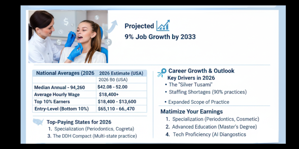 Average Dental Hygienist Salary