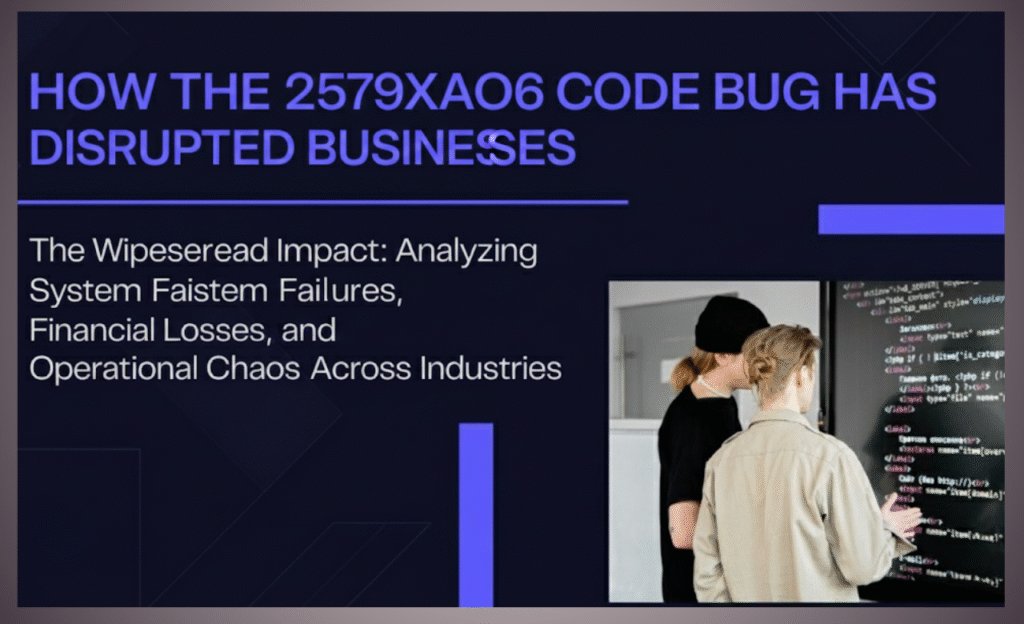 How the 2579xao6 Code Bug&ensp;has Disrupted Businesses