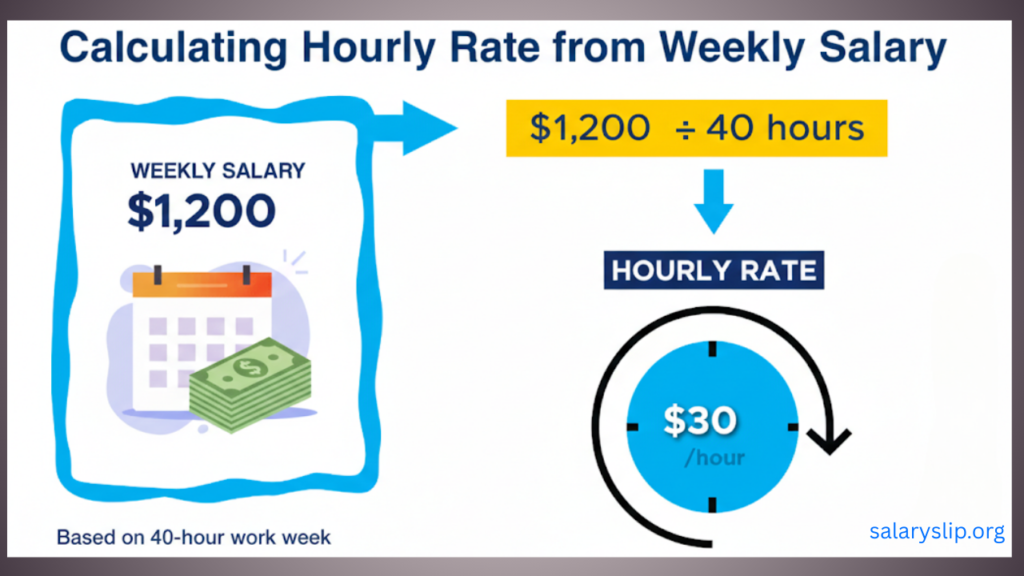 How to Calculate Hourly Rate From Weekly Salary