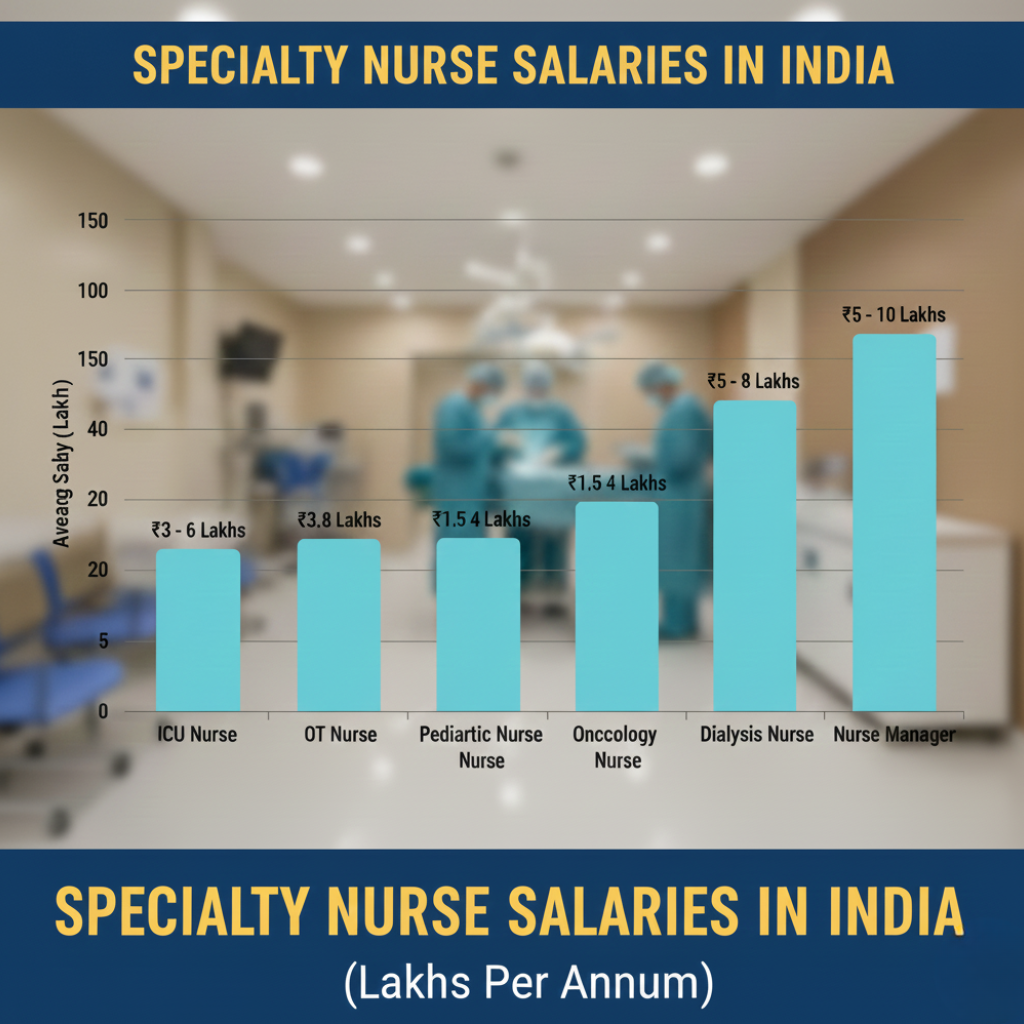 Type of Nurses & Their Salaries in India