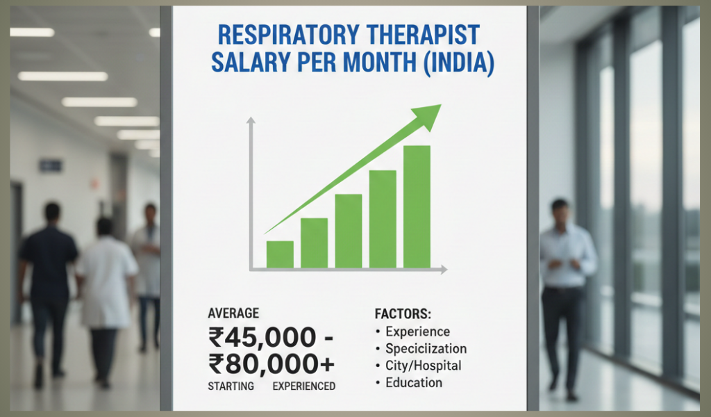 Respiratory Therapist Salary Per Month in India
